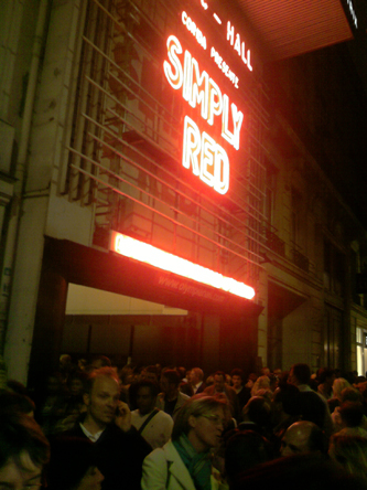 Simply Red concert at Olympia Hall in Paris